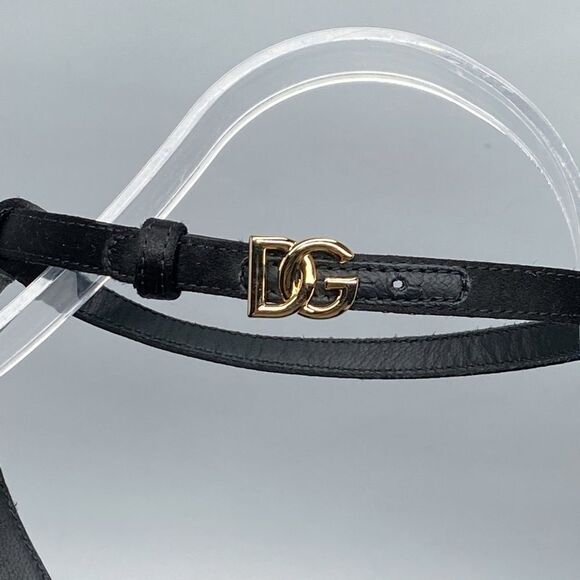 Dolce&Gabbana 100MM Crystal-Embellished Bow Sandals size 39 - Picture 9 of 16